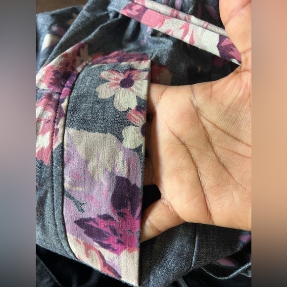 Jill Stuart Jacket/Coat Denim Floral Print Sz xs - Picture 9 of 9